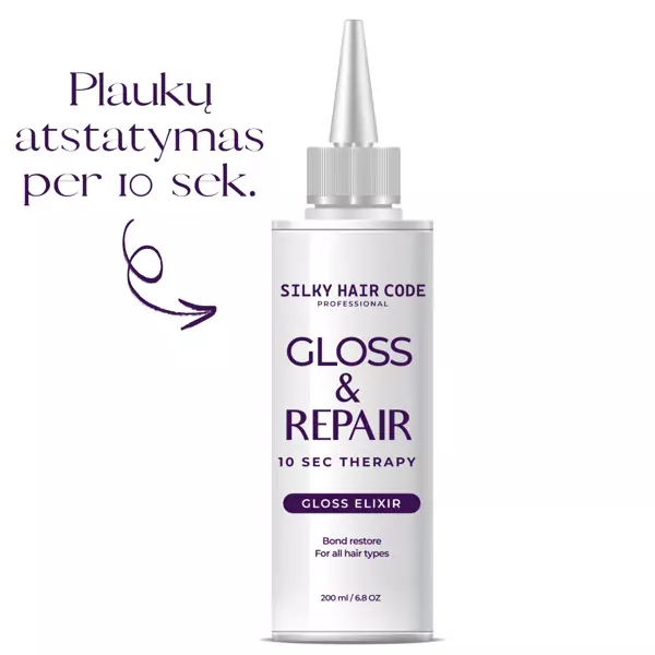 Serumas stipriai pažeistiems plaukams